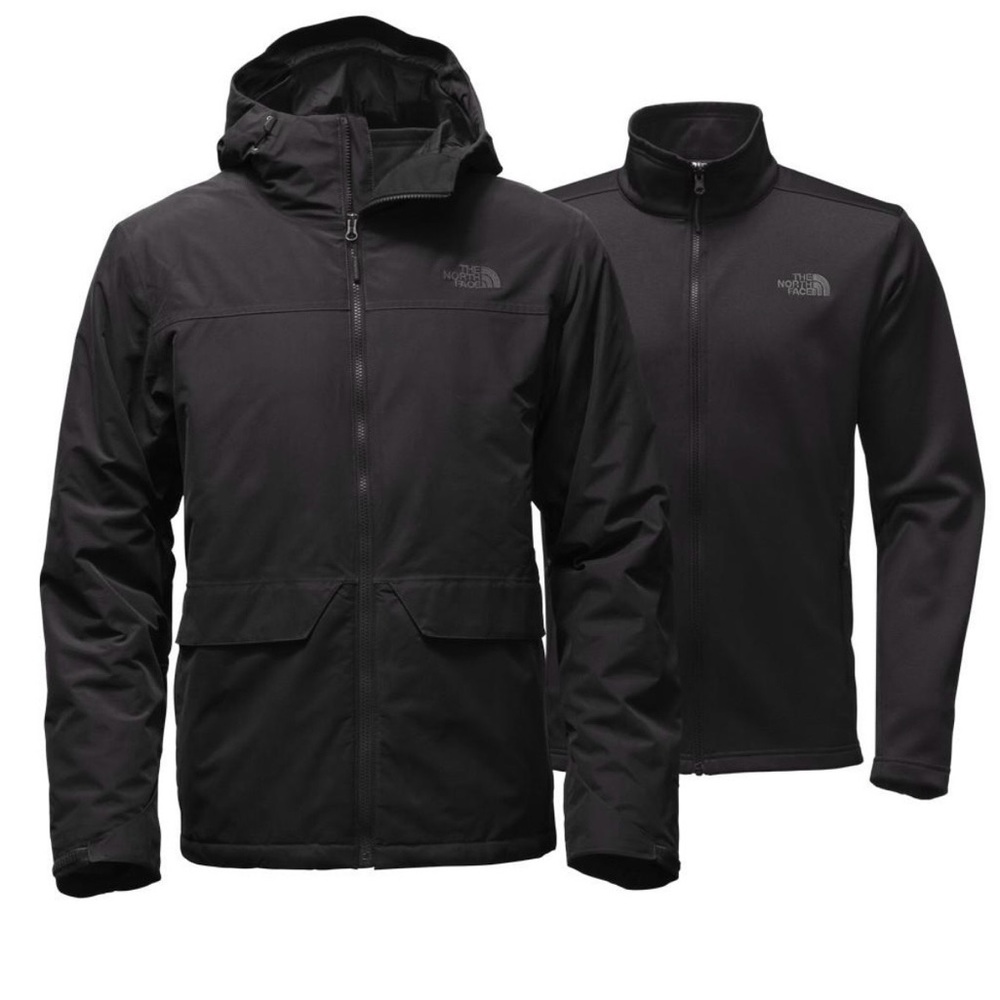 The North Face Men's Canyonlands Triclimate 3 in 1 Jacket Black Hooded, XL  UEC - Picture 2 of 16